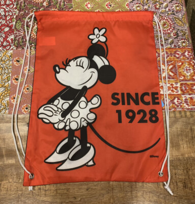 minnie mouse drawstring backpack