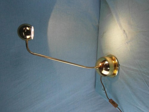 Tischlampe Verstellbar Messing Bahnkamp Halogen Lampe Flexschlauch Vintage 6a1 - Bild 10 von 16