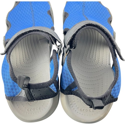 Crocs Blue SwiftWater Mesh Sandals Mens Size 7 Water Shoes 15041 - Picture 6 of 14