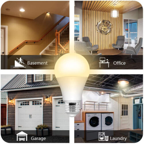 12W E26/E27 LED Light Bulbs Dusk to Dawn Radar Motion Lamp For Hallway Garage UK - Picture 12 of 14