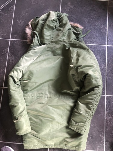 Vintage Men’s SNORKEL PARKA Classic Jacket Nylon Shiny Wet Look Large 44 - Picture 6 of 8
