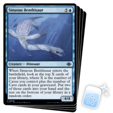 SINUOUS BENTHISAUR X4 The Lost Caverns Of Ixalan LCI Magic MTG MINT CARD