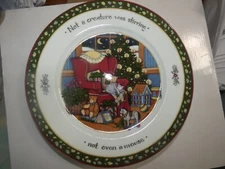 4 INTERNATIONAL CHINA CO  A CHRISTMAS STORY WINGET 10 3/4" DINNER PLATES - MINT