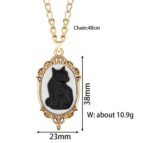 Wholesale Lot 10 pcs Animal Cameo Necklace Set Victoria Pendant Assorted Jewelry - Picture 11 of 11