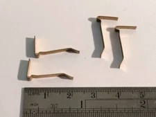 Ship Model Fittings Parts 4 Brass Channel Brackets 20mm x 10 mm