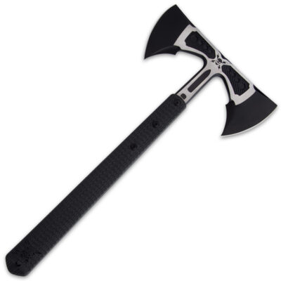 United Cutlery M48 Hawk Axe 7.88'' Stainless Steel Double Head Fiberglass Handle