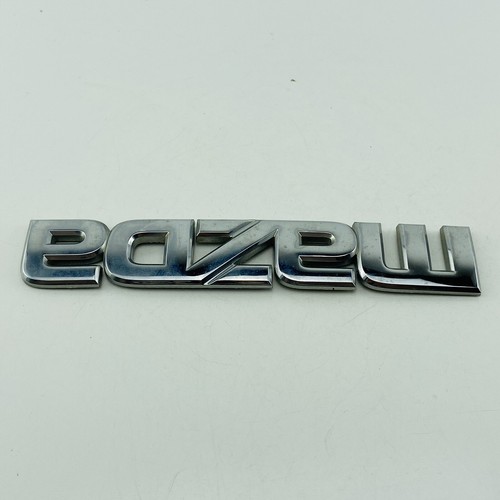 2003-2008 Mazda 6 Emblem Letters Logo Badge Decal Trunk Rear Chrome OEM D22 - Picture 3 of 9