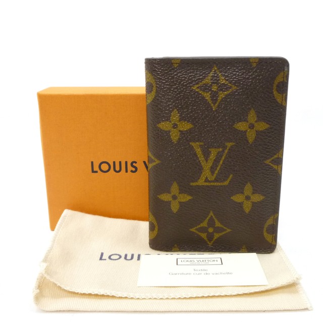 Authentic LOUIS VUITTON Pocket Organizer Card Holder M60502 Monogram #1100446 Authentic LOUIS VUITTON Pocket Organizer Card Holder M60502 Monogram #1100446