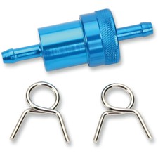 Emgo Fuel Filter - Blue - 1/4" | 14-34471