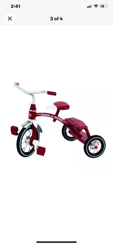 Worlds Smallest Radio Flyer TRICYCLE Red Miniature Trike Bike Desk Toy,Dollhouse - Picture 5 of 6