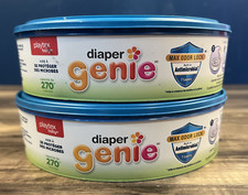Diaper Genie Essentials Round Refill 2-Pack  Holds Up to 540 Newborn Diapers