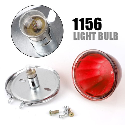 2x Kit de lente de vidrio de luz de sandía con bombilla 1156 lámpara de señal incandescente - Imagen 8 de 13