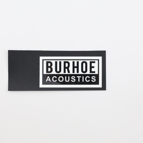 Burhoe Acoustics Speaker waterproof Sticker logo badge 65mm(2.55")X32mm(1.25") - Picture 8 of 11