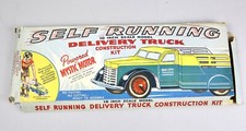 Vintage 1943 Model Kit Delivery Truck Mid City Toy w/ box driver Mystic Motor