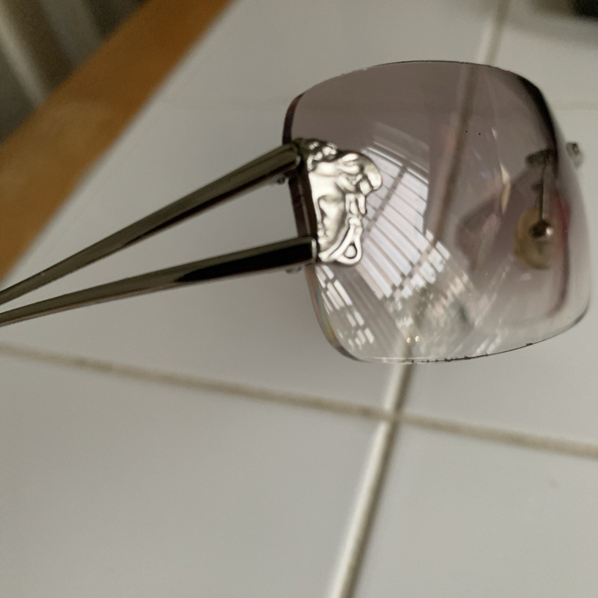 Versace Mod. N40 COL. 26M/543 Grey Lens Sunglasses For Parts 