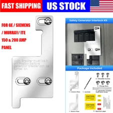For GE Siemens Murray ITE Generator Interlock Kit 150 200 Amp Main Breaker Panel