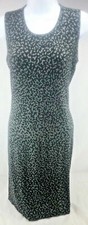 Calvin Klein Women's Size Medium Dress Sleeveless Gray Black 16x36    A459