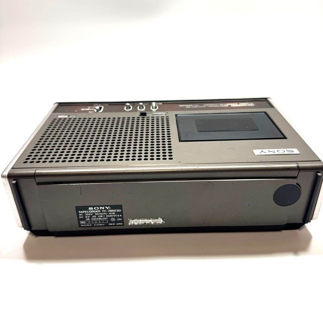 SONY TC-2850SD Portable Stereo Cassette Recorder Vintage SONY TC-2850SD Portable Stereo Cassette Recorder Vintage