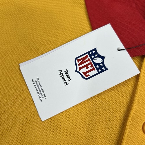 Polo Nike Kansas City Chiefs Talla XL Para Hombre Blitz Piqué Universidad Rojo Amarillo - Imagen 12 de 12
