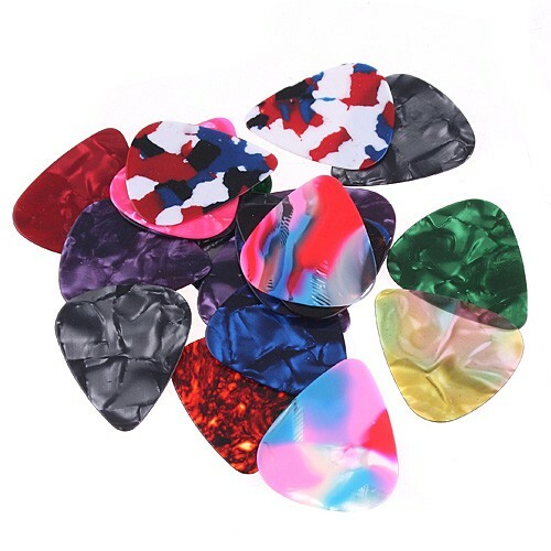 20 Pieces Guitar Picks Various Colors and Patterns Cool Design R8W5 - Picture 5 of 7