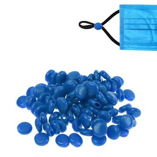 Tapones de palanca de bloqueo de cable de silicona redondos para máscaras faciales y cordones hágalo usted mismo 10-100 un. - Imagen 13 de 44