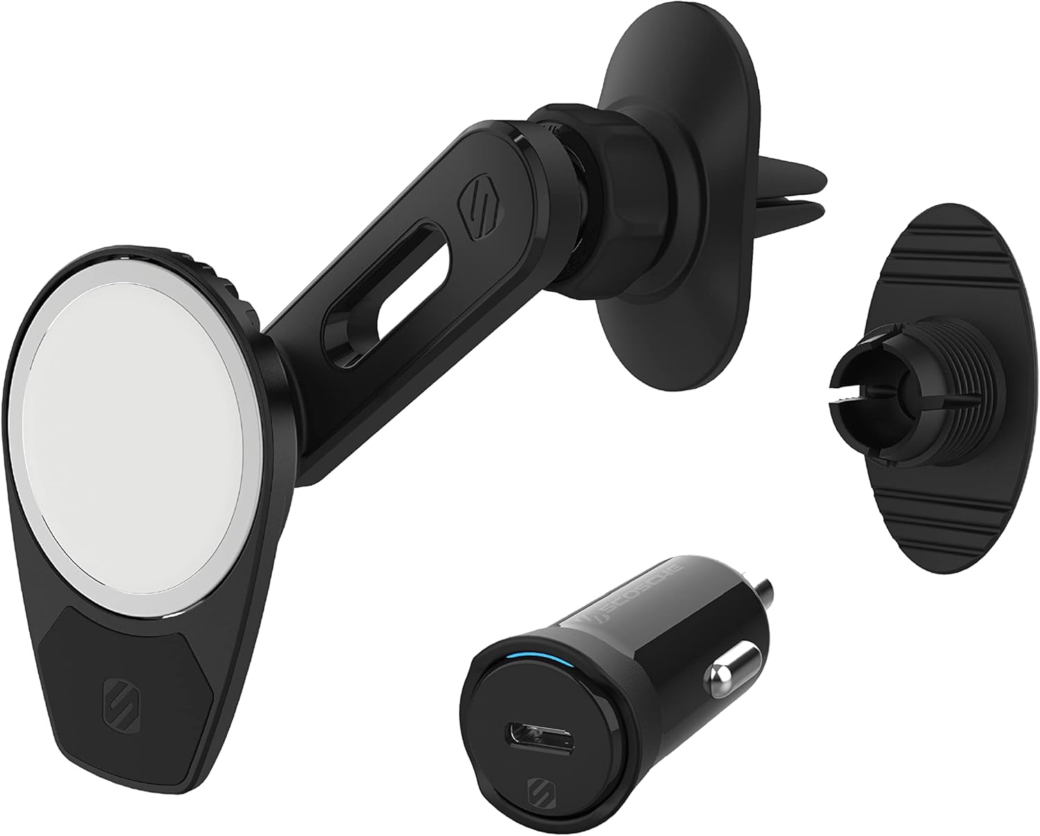 Scosche MSCODVMPD20 Magicmount 4-In-1 Dashboard/Vent/Swing-Arm Mount for Magsafe