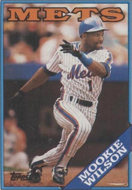 1988 Topps - Mookie Wilson #255 - 1 of 1