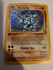 MACHAMP 8/102 - RARE HOLO - VINTAGE 1999 WOTC ENGLISH POKEMON CARD
