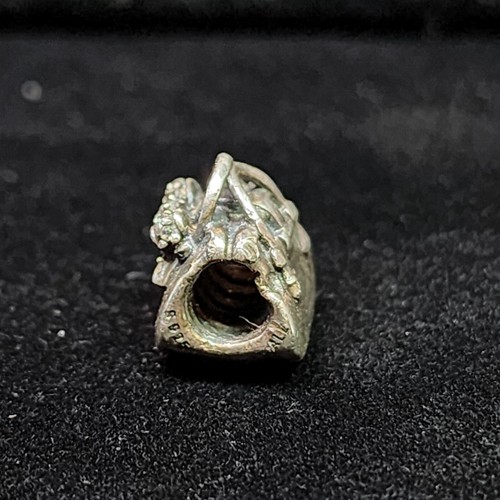 Autentica Borsa a mano Argento Sterling Splending Perline 791534CZ Usata - Foto 5 di 5