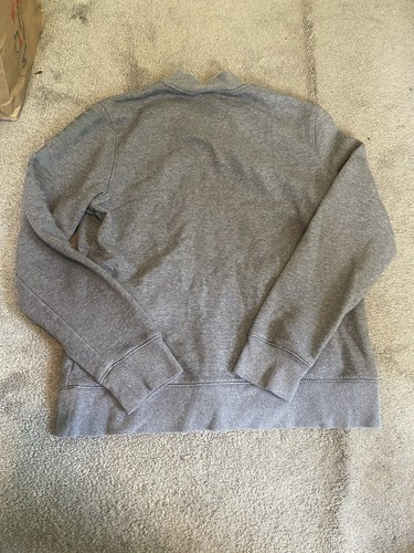 Michael Kors Mens Fullzip Bomber Jacket Large Gray Cotton Stretch Quiet Money - Picture 4 of 8