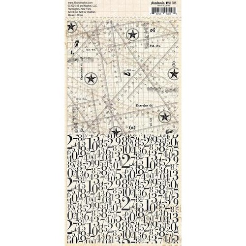 49 e Market Academia Washi Tape Set di fogli 2 pezzi - Foto 2 di 2