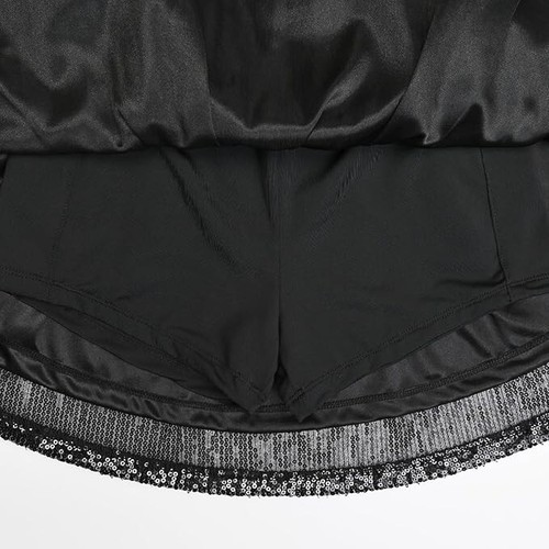 Girls Metallic Sequin Skirt Sparkle Glitter Shiny Pleated Skirts Dance 12/13Y - Picture 4 of 5
