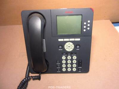 Avaya 9630G Black Digital One-X Office IP VoIP Desk Phone - INCL HANDSET & STAND