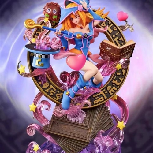 Anime Yu-Gi-Oh! Black Magician Girl Kuriboh GK PVC Figure Model W/Bust Statue - Picture 6 of 10