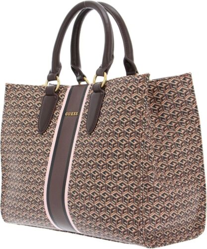 Guess Tasche Damen Schultertasche HWSA9003230 Braun/Rosa - Bild 2 von 11