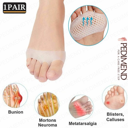 PEDIMEND Mortons Neuroma Callus Forefoot Pad for Women (1PAIR) - Foot Care - UK - 第 1/7 張圖片