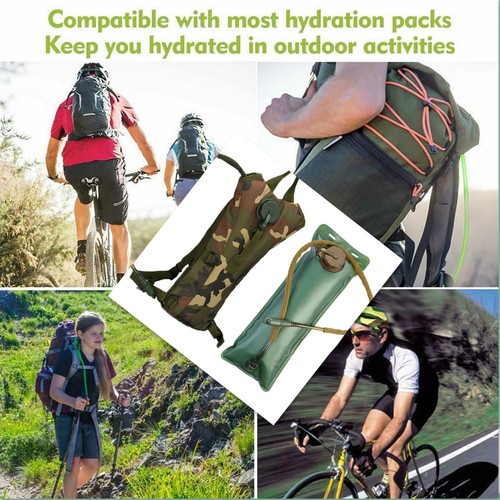 3L Water Bladder Bag Hydration Backpack Pack Hiking Camping Cycling Outdoor USA - Picture 9 of 15