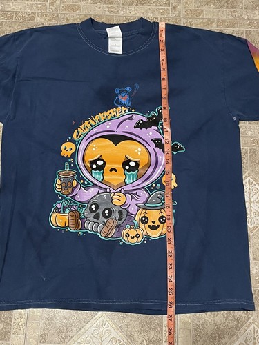 GuzFurbished BLASTOVER SPOOKY KID GRIMM Grateful Dead Tie Dye Long Sleeve Size L - Picture 9 of 13