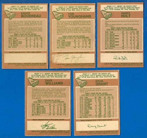 1978-79 OPC O PEE CHEE NHL HOCKEY CARD ERROR VARIATION & INSERT 265-396 SEE LIST - Picture 64 of 287
