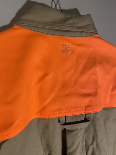 Field & Stream Game Hunting Long Sleeve Shirt Orange Field Shooting. Large - Picture 9 of 14