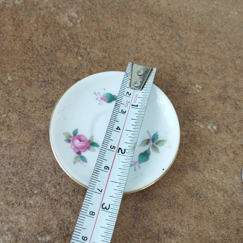 Vintage Spode, Billingsley Rose Pattern, Miniature Cup and Saucer, Boxed - Picture 8 of 11