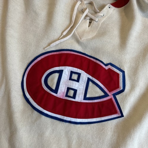 Vintage CCM Montreal Canadiens Heritage NHL Hockey Sweater Jersey Circa 1960 - Bild 3 von 12