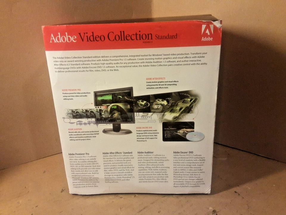 Adobe Video Collection Standard 2.5 Education Version, P/N: 23170048 - Image 3 of 4