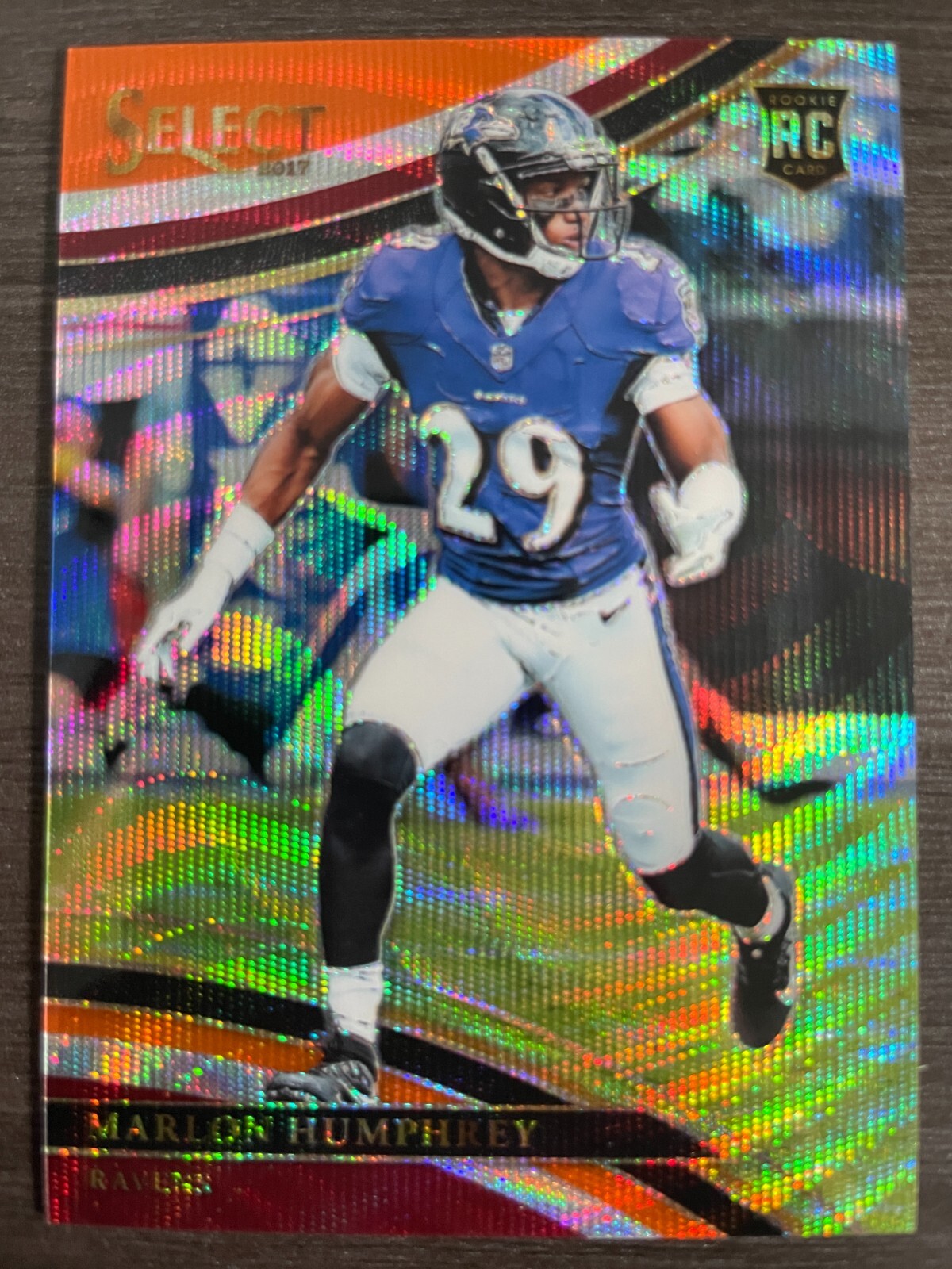 2017 Panini Select Marlon Humphrey Rookie RC Field Level Tri-Color Prizm /99