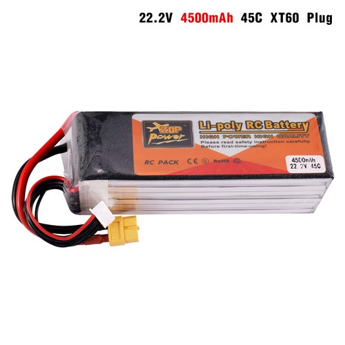 RC Lipo Battery 22.2V 6S 30C/45C with XT60/T Plug for RC Drone Car Airplane Boat - 第 23/27 張圖片