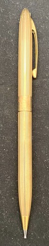 LÁPIZ MECÁNICO DORADO GALVANIZADO CRESTA SHEAFFER DE COLECCIÓN EE. UU., PUNTO BLANCO, c1995 g - Imagen 3 de 6
