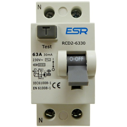 30mA RCD 25 40 63 or 80 Amp DIN Rail Earth Fault Circuit Protection RCCB Breaker - Picture 11 of 13
