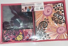 5 Pcs.Top Flight Flowers 🌸 Notebook Bundle Back To School Fashion assortment