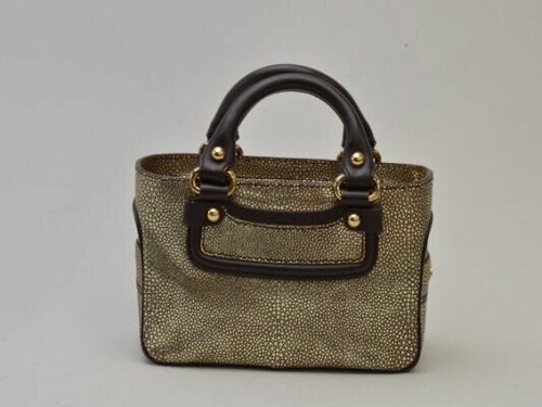 Celine Mini Boogie Bag Handtasche Leder gold braun Damen mit G Card - Bild 2 von 9