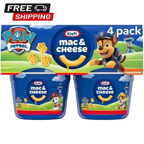 Kraft Easy Microwavable Macaroni and Cheese Cups (4 count Pack, 1.9 Oz Cups)